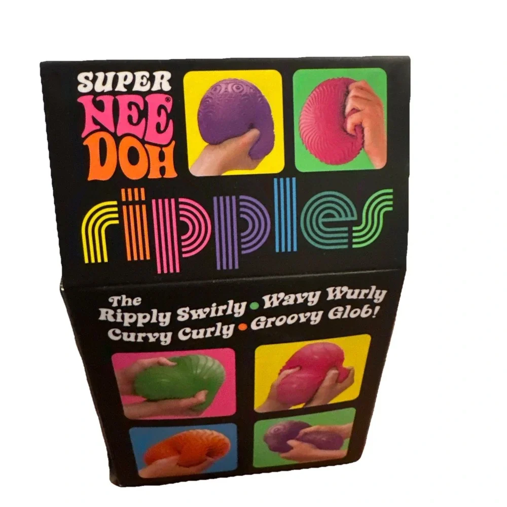 Schylling Super‎ NeeDoh Ripples Ball XL 4.5in Stress Relief Sensory Toy